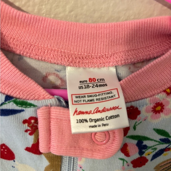 Hanna Andersson Easter Onesie Pajamas 18-24 Months - 100% Organic Cotton Sleeper - Picture 4 of 6